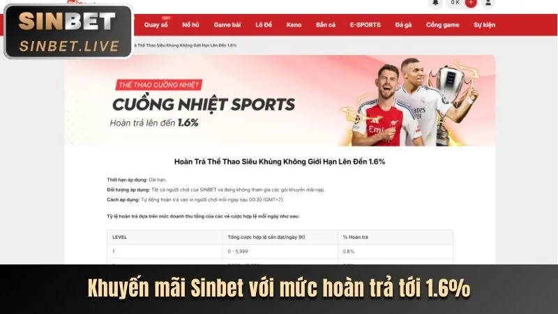 Chương trình hoàn trả tiền mặt hàng ngày tại 777win bet